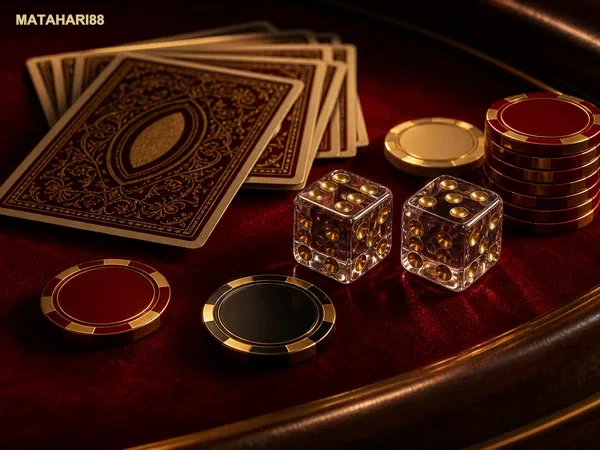 Tampilan pertandingan snooker Matahari88 dalam permainan online